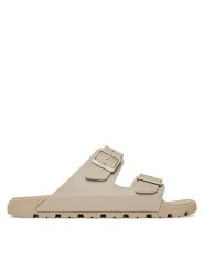 BOSS Klapki Surfley Sand Dmpr N 50505540 Beżowy. Brązowe klapki i japonki męskie Boss, z syntetyku. Za 299.99 zł.