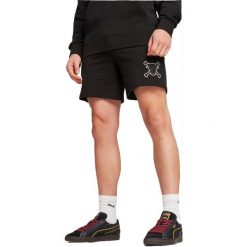 Spodenki Puma X One Piece Shorts 7 Tr, Mężczyźni. Czarne szorty męskie Puma, z bawełny, bez kołnierzyka. Za 290.00 zł.
