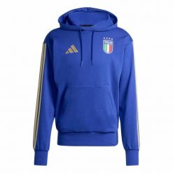 Bluza Adidas Sport Figc Dna Dorośli. Niebieskie bluzy sportowe męskie Adidas, s, z bawełny. Za 321.95 zł.