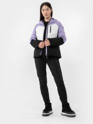 4F Spodnie narciarskie damskie XL. Czarne spodnie materiałowe damskie 4f, bez wzorów, z materiału. Za 399.99 zł.