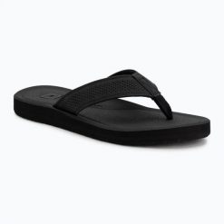 Japonki męskie Rip Curl Chiba Open Toe. Czarne klapki i japonki męskie Rip Curl, z materiału. Za 99.99 zł.
