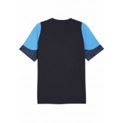 Męska koszulka treningowa Olympique Marsylia PUMA New Navy Bleu Azur Blue. Niebieskie t-shirty sportowe męskie Puma, l, bez ramiączek, do piłki nożnej. Za 219.00 zł.