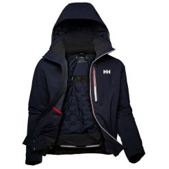 Kurtka narciarska Helly Hansen alpha lifaloft. Niebieskie kurtki narciarskie i snowboardowe damskie Helly Hansen, l, bez wzorów, z elastanu, bez kaptura, narciarskie. Za 2,056.00 zł.