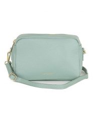 Mia Tomazzi Skórzana torebka "Astolfo" w kolorze miętowym - 23 x 16 x 11 cm rozmiar: onesize. Niebieskie torebki klasyczne damskie Mia Tomazzi, bez wzorów, z materiału, bez dodatków. Za 240.43 zł.