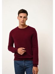 Just Cashmere Kaszmirowy sweter "Howard" w kolorze bordowym rozmiar: XXL. Czerwone swetry męskie Just Cashmere, xxl, bez wzorów, z kaszmiru, bez kołnierzyka. Za 436.14 zł.