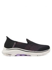 Skechers Półbuty 125211/BKMT Czarny. Czarne półbuty damskie Skechers, bez wzorów, z materiału, bez obcasa, na płaskiej podeszwie. Za 309.99 zł.