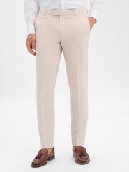 JOOP! Spodnie z zawartością wełny - Blayr Mężczyźni Slim Fit wiskoza beżowy, 54. Brązowe spodnie materiałowe męskie Joop!, z wełny. Za 749.95 zł.
