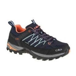 Damskie Skórzane Buty Turystyczne Rigel Low. Niebieskie obuwie trekkingowe damskie CMP. Za 655.99 zł.