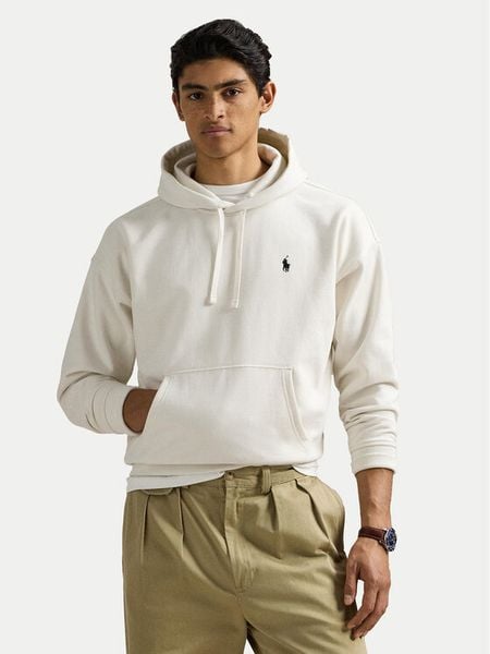Polo Ralph Lauren Bluza 710964718001 Biały Relaxed Fit. Białe bluzy bez kaptura męskie Polo Ralph Lauren, m, z bawełny. Za 619.99 zł.