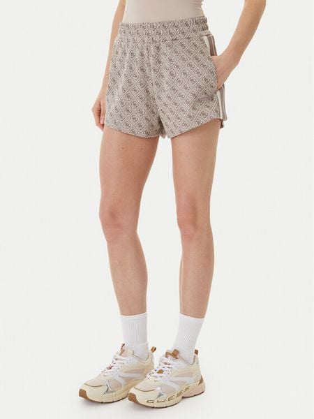 Guess Szorty sportowe V6GD02 K2959 Beżowy Regular Fit. Brązowe spodenki sportowe damskie Guess, m, z syntetyku. Za 294.99 zł.