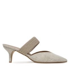 Klapki MALONE SOULIERS. Brązowe klapki damskie MALONE SOULIERS, bez wzorów, bez obcasa. Za 2,049.00 zł.