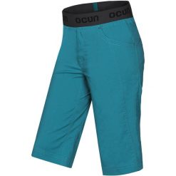 Spodenki wspinaczkowe męskie Ocun Mania Eco Shorts. Niebieskie szorty męskie Ocun, z elastanu, bez kołnierzyka. Za 318.99 zł.