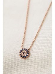 Lodie Silver Srebrny naszyjnik z elementem ozdobnym - dł. 43 cm rozmiar: onesize. Szare naszyjniki damskie Lodie Silver, srebrne. Za 32.95 zł.