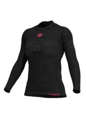 Koszulka termoaktywna damska Alé Cycling Seamless Wool. Czarne bielizna termoaktywna damska ALÉ CYCLING, xs, bez wzorów, z elastanu. Za 253.99 zł.