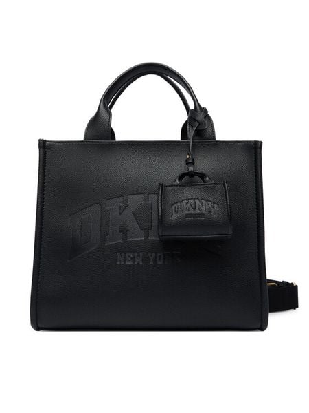 DKNY Torebka R53AAR57 Czarny. Czarne torebki klasyczne damskie DKNY, bez wzorów, ze skóry, bez dodatków. Za 699.99 zł.