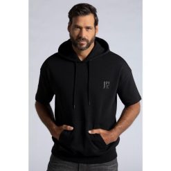Męski T-shirt z kapturem QuickDry krótki rękaw. Czarne t-shirty męskie JAY-PI, m, bez wzorów, z bawełny, bez kołnierzyka. Za 294.99 zł.
