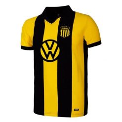 Koszulka piłkarska retro CA Peñarol z 1987 roku. Czarne t-shirty sportowe męskie COPA FOOTBALL, xl, bez ramiączek, do piłki nożnej. Za 294.59 zł.