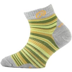 Skarpety merino TJP. Żółte skarpetki damskie LASTING, bez wzorów, z elastanu. Za 37.00 zł.