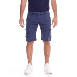 Szorty lekka z bawełna z kieszenie na co dzień. Niebieskie szorty męskie LEONE 1947 APPAREL, z bawełny, na fitness i siłownię. W wyprzedaży za 106.98 zł.