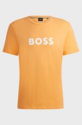 T-shirt męski BOSS RN Medium Orange koszulka pomarańczowa (50503276-813). Brązowe t-shirty męskie Boss, m, bez wzorów, bez kołnierzyka. Za 139.00 zł.