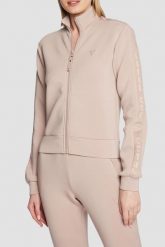 GUESS Różowa bluza damska z lampasami New Allie Scuba. Czerwone bluzy bez kaptura damskie Guess, s, z materiału. W wyprzedaży za 236.99 zł.