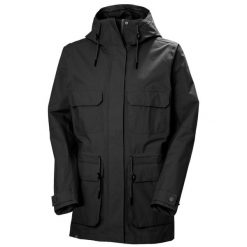 Damska kurtka wodoodporna Helly Hansen Escape Utility. Czarne kurtki damskie Helly Hansen, bez kaptura. Za 881.00 zł.
