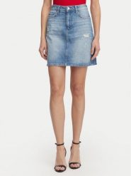 JOOP! Jeans Spódnica jeansowa Rosalie 30102891 Niebieski Regular Fit. Niebieskie spódniczki damskie Joop! Jeans, xxs, bez wzorów, z bawełny. Za 679.99 zł.