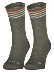 Maloja Skarpety funkcyjne "BuchseeM." w kolorze khaki rozmiar: 36-38. Brązowe skarpetki męskie Maloja, bez wzorów, z materiału. Za 48.28 zł.