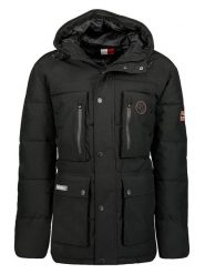 Geographical Norway Parka w kolorze czarnym rozmiar: XXL. Czarne kurtki damskie Geographical Norway, xxl, bez wzorów. Za 281.10 zł.