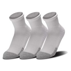 Skarpety sportowe Under Armour HEATGEAR QUARTER. Białe skarpetki damskie Under Armour, bez wzorów. Za 89.99 zł.