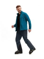 Maier Sports Spodnie narciarskie "Majelletta" w kolorze granatowym rozmiar: 50. Niebieskie spodnie materiałowe męskie Maier Sports, bez wzorów. Za 437.17 zł.