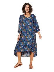 Ipanima Sukienka w kolorze granatowym rozmiar: 34-40. Niebieskie sukienki damskie Ipanima, bez wzorów, z wiskozy, z asymetrycznym kołnierzem, bez ramiączek, midi, asymetryczne. Za 100.99 zł.