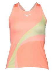 Mizuno Top funkcyjny w kolorze pomarańczowo-żółto-różowym rozmiar: XS. Pomarańczowe topy damskie Mizuno, xs, bez wzorów, z materiału, bez kołnierzyka. Za 57.20 zł.