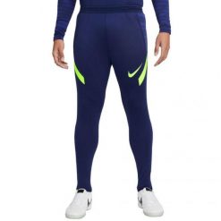 Męskie Spodnie Dresowe Strike 21 DriFIT. Niebieskie spodnie dresowe męskie Nike, z dresówki. Za 282.99 zł.