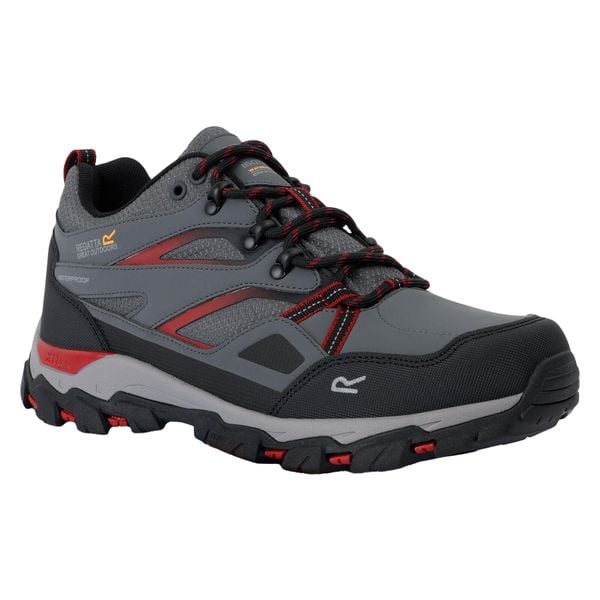 Męskie Buty Do Chodzenia Holcombe 3 Low. Brązowe buty trekkingowe męskie Regatta, bez zapięcia, trekkingowe. Za 295.99 zł.