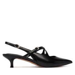 Czółenka Guess. Czarne czółenka damskie Guess, z aplikacjami, bez obcasa. Za 549.99 zł.