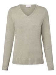 Vila Sweter - VIRil Kobiety zielony, XL. Zielone swetry klasyczne damskie Vila, xl, bez kołnierzyka. Za 149.95 zł.