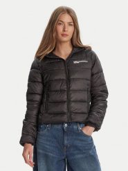Karl Lagerfeld Jeans Kurtka zimowa A3W15026 Czarny Regular Fit. Czarne kurtki damskie Karl Lagerfeld Jeans, na zimę, l, bez wzorów, z jeansu, bez kaptura. Za 699.99 zł.