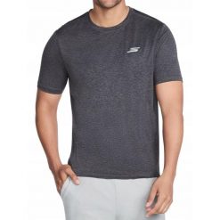 KOSZULKA męska SKECHERS TS233-BKCC szybkoschnąca treningowa szary M. Szare t-shirty sportowe męskie Skechers, m, bez ramiączek. Za 119.00 zł.