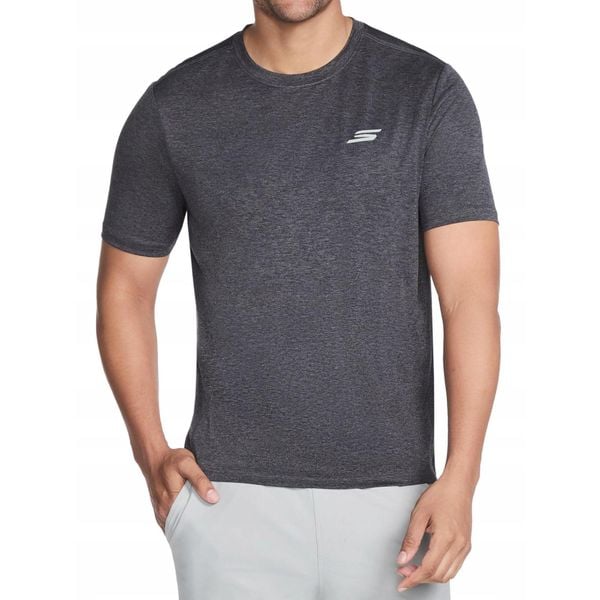 KOSZULKA męska SKECHERS TS233-BKCC szybkoschnąca treningowa szary L. Szare t-shirty sportowe męskie Skechers, l, bez ramiączek. Za 119.00 zł.