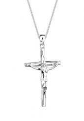 Elli Damski wisior Krzyż Wiara Religia Klasyka w srebro 925 Sterling Silver Naszyjniki 1 ct. Szare naszyjniki damskie Elli, srebrne. Za 228.99 zł.