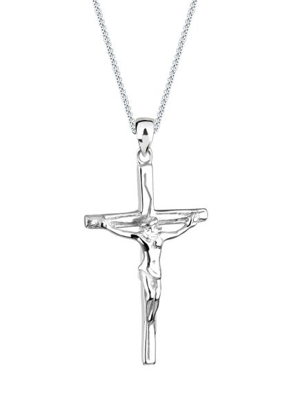 Elli Damski wisior Krzyż Wiara Religia Klasyka w srebro 925 Sterling Silver Naszyjniki 1 ct. Szare naszyjniki damskie Elli, srebrne. Za 308.99 zł.