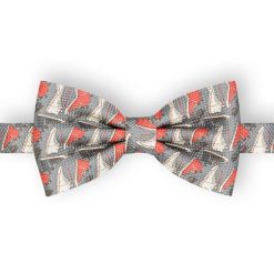 Mucha Męska, Szara w Trampki, Buty, Bez Poszetki -EM Men's Accessories. Szare krawaty i muchy męskie Em men's accessories, bez wzorów, eleganckie. Za 49.99 zł.