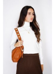 ASSUILI Golf w kolorze białym rozmiar: 42. Białe golfy damskie Assuili, bez wzorów, z kaszmiru, bez ramiączek. Za 113.10 zł.