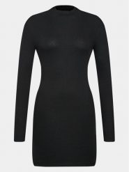Brave Soul Sukienka codzienna LDRJ-69GERRIE Czarny Slim Fit. Czarne sukienki damskie Brave Soul, na co dzień, l, bez wzorów, z bawełny, bez kołnierzyka, bez ramiączek, proste. Za 129.99 zł.