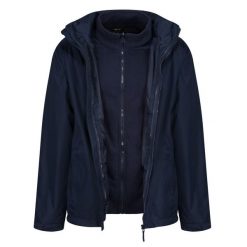 Męska Klasyczna Kurtka 3 W 1. Czarne kurtki męskie Regatta, l, bez wzorów, klasyczne, bez kaptura. Za 340.99 zł.
