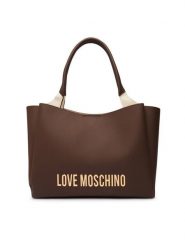LOVE MOSCHINO Torebka JC4107PP1PKD0300 Brązowy. Brązowe torebki klasyczne damskie Love Moschino, bez wzorów, ze skóry, bez dodatków. Za 1,059.00 zł.