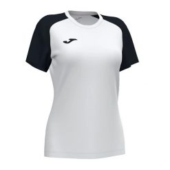 Koszulka do piłki nożnej damska Joma Academy IV. Białe t-shirty damskie Joma, xs, z aplikacjami, z poliesteru, bez kołnierzyka. Za 140.50 zł.