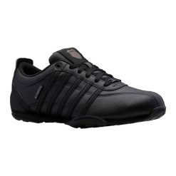 Buty sportowe męskie K-Swiss Arvee 1.5 klasyczne sneakersy ze skórzaną cholewką. Czarne buty sportowe na co dzień męskie K-Swiss, z materiału, bez zapięcia. Za 300.90 zł.