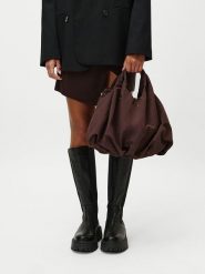 LeGer Torebka "Lotti" w kolorze brązowym rozmiar: onesize. Brązowe torebki klasyczne damskie LeGer, bez wzorów, z materiału, bez dodatków. Za 121.99 zł.